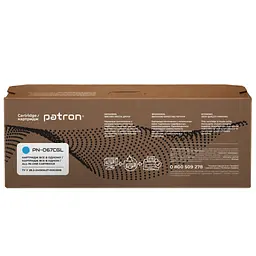Картридж Patron Canon 067 cyan Green Label (PN-067CGL) - мініатюра 3