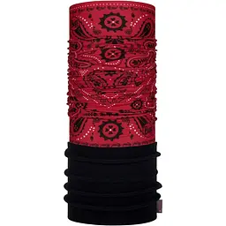 Шарф-труба Buff Polar, New Cashmir Red Чорний-Червоний