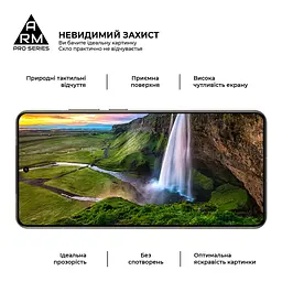 Захисне скло на Realme GT 7 5G з олеофобним покриттям, Pro, повне проклеювання, антистатичний і пиловідштовхуючий шар, 9H, самоклеючеся, 2.5D, на весь екран, антистатичний клей, ArmorStandart (ARM83931) - мініатюра 4