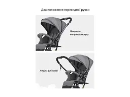Дитяча коляска прогулянкова 525Baby Khaki - мініатюра 9