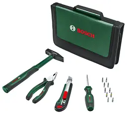Набір ручних інструментів Bosch Easy Starter з ножем, 14 шт