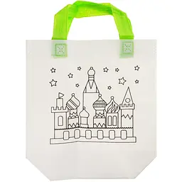 Сумка розмальовка з фломастерами дитяча, Замок