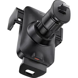 Автотримач із бездротовою зарядкою Baseus Wisdom Auto Alignment 15W Black (CGZX000001) [82041] - мініатюра 4