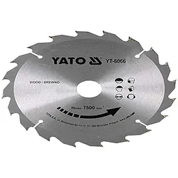 Диск пиляльний победітовий по дереву YATO 205х18х3.2x2.0 мм (YT-6066) - мініатюра 2