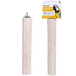 Flamingo perch calcium жердочка для птах з кальцієм для гігієни дзьоба і кігтів 25.8х4 см