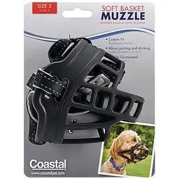 Coastal Soft Basket Muzzle софт баскет мазл намордник для собак силикон розмір 3