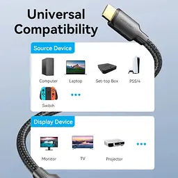 Кабель HDMI M - M, 12.0 м, V2.0 4K 30Гц обплетення Vention - мініатюра 9
