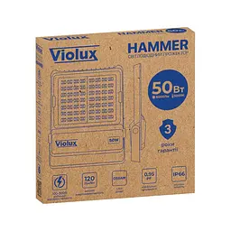 Прожектор LED Violux HAMMER 50W 5000K 6000lm IP66 ( 430232 ) - мініатюра 4
