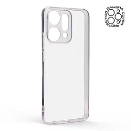 Прозрачный чехол для OPPO Reno14 Pro 5G с защитой камеры, тонкий, силиконовый, бесцветный, ударопрочный, противоударный бампер с закрытой камерой, ArmorStandart (ARM87141) - мініатюра 2