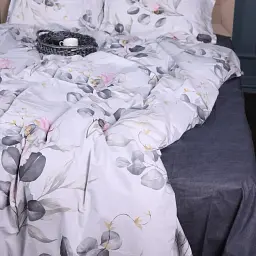 Підковдра MirSon Поплін 00-7 Pink Flowers 175х210 см (2200009706745) - мініатюра 4