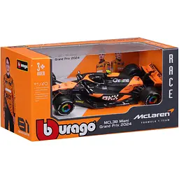 Автомодель Bburago McLaren F1 MCL38, 2024, 1:43 в асортименті (18-38214) - мініатюра 9