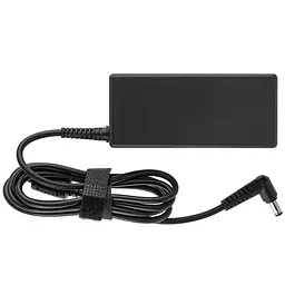 Блок живлення для ноутбука TOSHIBA 19V, 3.42A, 65W, 5.5x2.5mm, L-подібний роз'єм, Black (без кабелю)