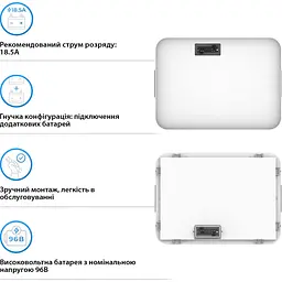 Акумулятор Dyness Tower LiFePO4 96V [96V/37Ah/3552Wh] [124404] - мініатюра 2