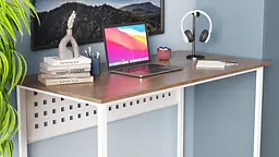 Комп'ютерний стіл Ferrum-decor Майк 75x120x70 білий ДСП Дуб Сонома Труфель 16мм (FRD-101339) - мініатюра 3