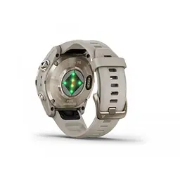 Смарт-годинник Garmin Fenix 7S Sapphire Solar Soft Gold w. Light Sand Band (010-02776-14/15) - мініатюра 7