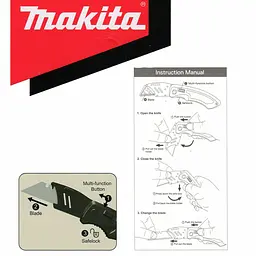 Ніж монтажний складаний Makita P-90548 - мініатюра 6