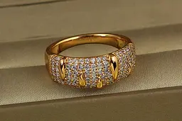 Кільце Xuping Jewelry Сталактит р 17 золотисте