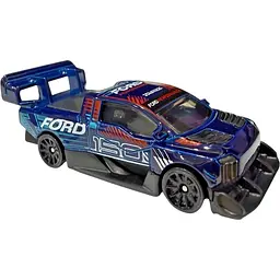 Базова машинка Hot Wheels Truckin Along Ford F-150 Lightning Supertruck синя (5785) JJH52-N521 - мініатюра 2