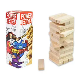Настільна гра Strateg Power Jenga Різнокольоровий (SR-113-N-873) - мініатюра 2