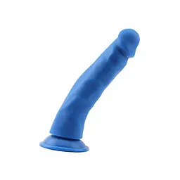 Фалоімітатор Delux Pure Nature Steven.R 22.5 см синій - мініатюра 3
