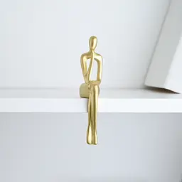 Декоративна статуетка MBM My Home Людина з мрією золота (DH-ST-28 GOLD) - мініатюра 2