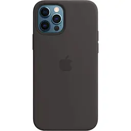Оригінальний силіконовий чохол Apple Silicone Case MagSafe для iPhone 12 Pro Max Midnight (MHLG3ZM/A) - мініатюра 3