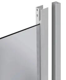 Душова кабіна Lidz Wawel SC90x90.SAT.LOW.DGR квадратна, скло темне тоноване 4 мм, без піддону LWASC9090SATLOWDGR2 - мініатюра 2