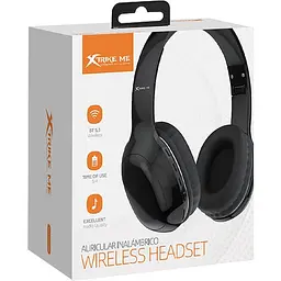 Гарнітура XTRIKE ME HD-215BK Bluetooth 5.3200 мАг Black (HD-215BK)