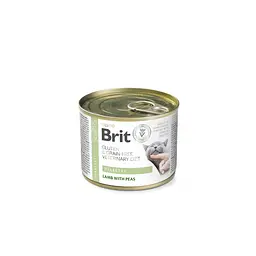 Вологий корм Brit GF VetDiet Diabetes для кішок, при цукровому діабеті, з ягнятком та горохом 200 г (арт.100710)
