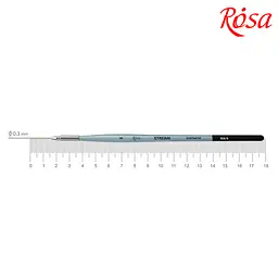 Пензель синтетика кругла лайнер Stream 123/3 № 3 коротка ручка ROSA (4823098517337)