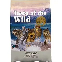 Сухий корм для собак Taste of the Wild Wetlands Canine Formula з качкою та перепілкою 2 кг 2596-HT18