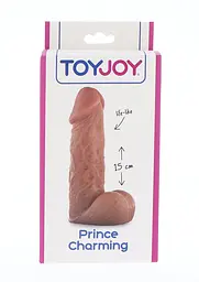 Фаллоімітатор ToyJoy Prince Charming Dong, 15 см (тілесний) - мініатюра 3