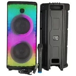 Портативна колонка бумбокс XPRO RX-6238 валіза 30Вт USB SD FM радіо Bluetooth 1 мікрофон ДК (MER-15663) - мініатюра 4