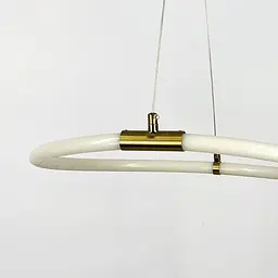 Латунна кільцева люстра з гнучкою LED стрічкою Ø 45 см | Line F | Арт. MD8074-R - мініатюра 3