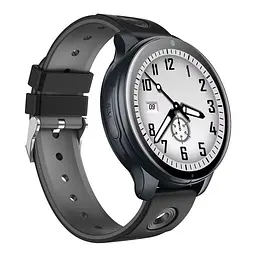 Круглий дитячий смарт годинник з GPS трекером Lemfo D-50, 4G сім картою, геопарканом, кнопкою SOS, прослушкою та Wi-Fi, 2GB пам’яті Чорний - мініатюра 3