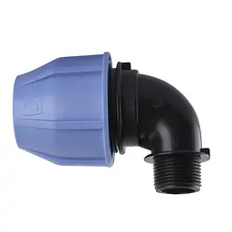 Коліно ПНД Vsplast 50x2 ЗР '' 4003 000007900