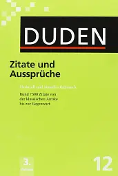 Duden 12. Zitate und Aussprache