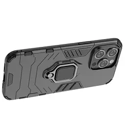 Чохол бампер Primolux Ring Armor для Apple iPhone 13 Pro Max Black - мініатюра 3
