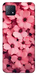 Чохол Demsky Pink flowers для Oppo A72 5G / A73 5G