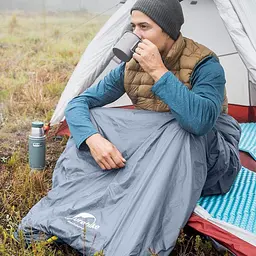Спальник надлегкий Naturehike Summer LW180 NH21MSD09 лівий 15°C розмір M коричневий - мініатюра 3