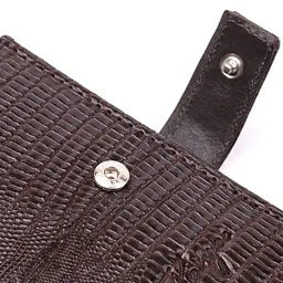 Чоловічий шкіряний гаманець KARYA 9х10.5х2 см acs0023916 - мініатюра 3