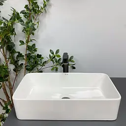 Умивальник VBI Paterno white накладний VBI-012609, Білий - мініатюра 3