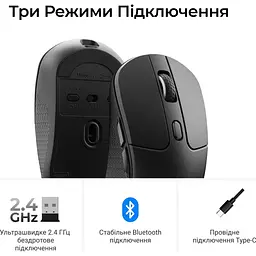 Миша Keychron M3 Black (M3-A23) [168531] - мініатюра 8