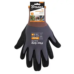 Рукавички захисні Bradas FLEX GRIP SANDY PRO нітрил розмір 7 RWFGSP7 - мініатюра 2