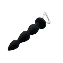 Анальний ланцюжок Adrien Lastic Arrow II 20 см (чорний) - мініатюра 2