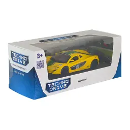 Машина TechnoDrive McLaren P1 жовтий 143 (250946MLP1YW) - миниатюра 6