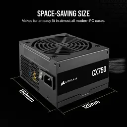 Блок живлення Corsair 750W CX750 (CP-9020279-EU) - мініатюра 8