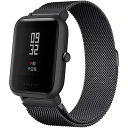 Універсальний ремінець DK Milanes Design Band для Amazfit Bip 20mm Black [36036] - мініатюра 4