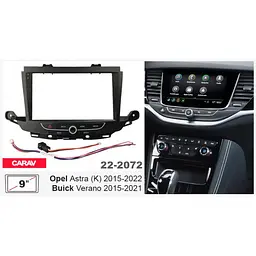 Перехідна рамка Opel Astra Carav 22-2072 - мініатюра 6
