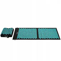 Килимок акупунктурний 4FIZJO Eco Mat XL Аплікатор Кузнєцова з подушкою 110 x 42 см 4FJ0384 Black/Blue (P-5907739313874)